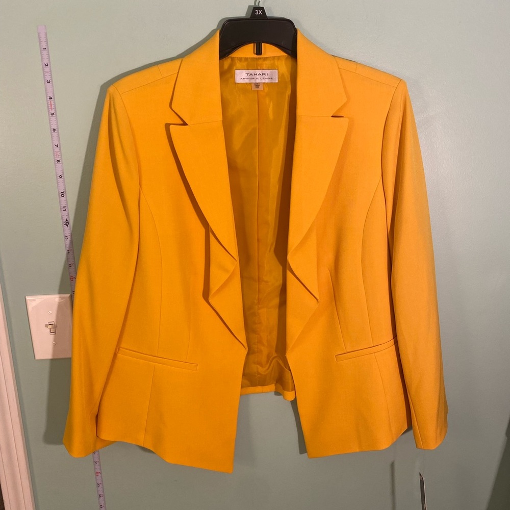 Tahari Yellow Blazer